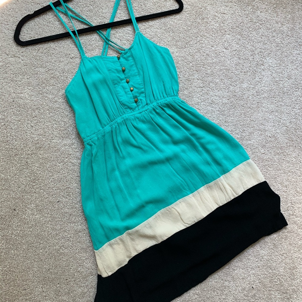 Cross back summer dress
